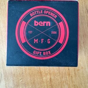 Bern Black Bottle Opener Gift Box Never Used